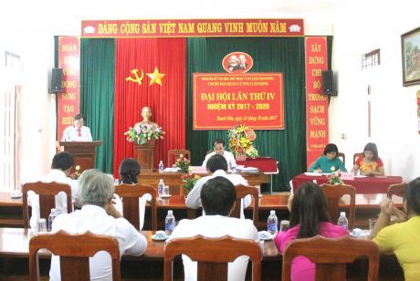 Chi bộ Ban quản lý di tích lịch sử Lam Kinh tổ chức Đại hội lần IV, nhiệm kỳ (2017 - 2020)