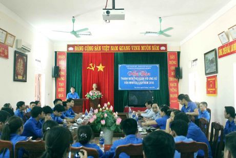 TỔ CHỨC DIỄN ĐÀN “THANH NIÊN THỌ XUÂN VỚI ỨNG XỬ VĂN MINH  DU LỊCH” NĂM 2018