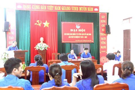 ĐẠI HỘI CHI ĐOÀN BAN QUẢN LÝ DI TÍCH LỊCH SỬ LAM KINH NHIỆM KỲ 2019 - 2022